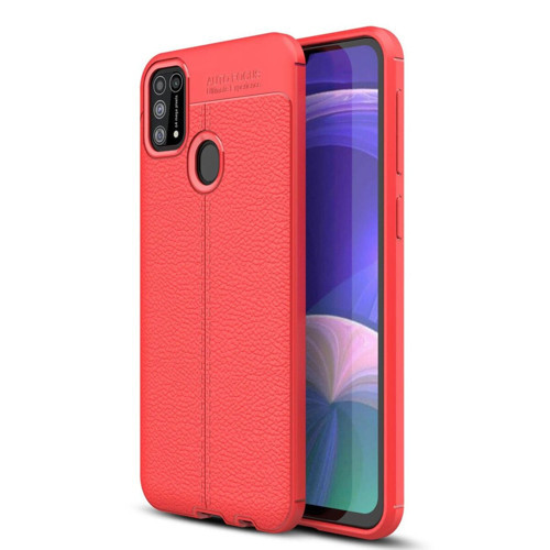 Galaxy M31 Kılıf Auto Fus Kapak - Kırmızı