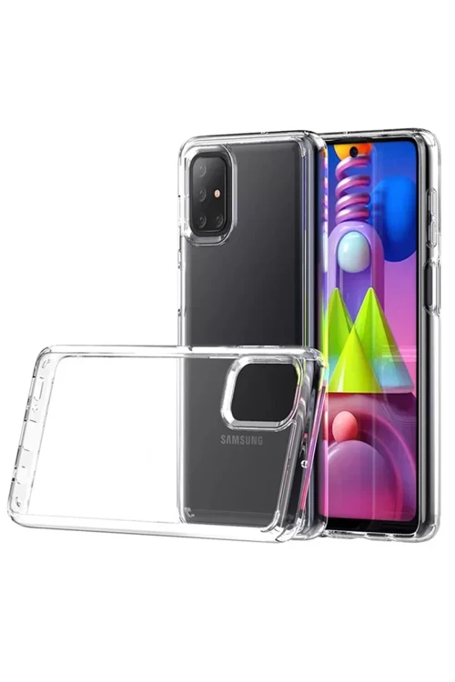 Galaxy M51 Kılıf Lüx Şeffaf Silikon