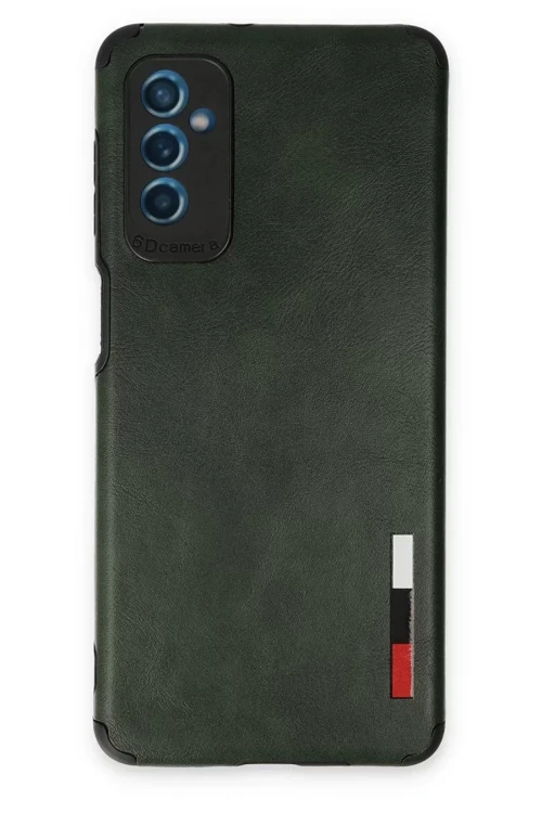 Galaxy M52 5G Kılıf Loop Deri Silikon - Yeşil