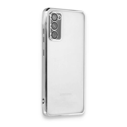 Galaxy S20 Fe Kılıf Lensli Silikon - Gümüş