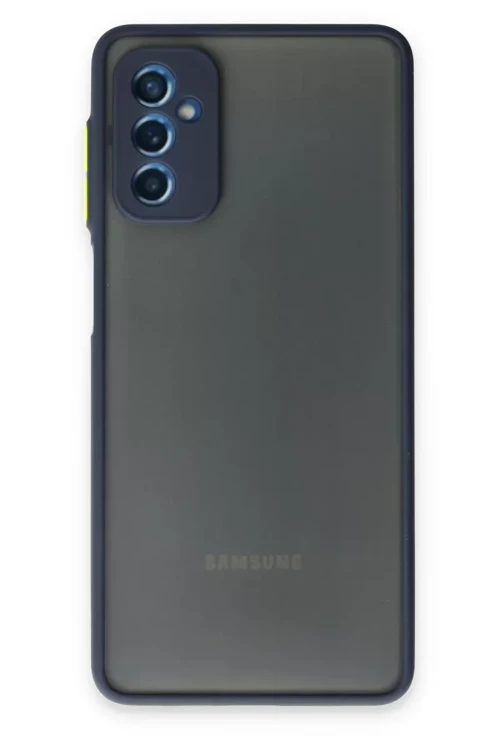 Galaxy M52 5G Kılıf Montreal Silikon Kapak - Lacivert