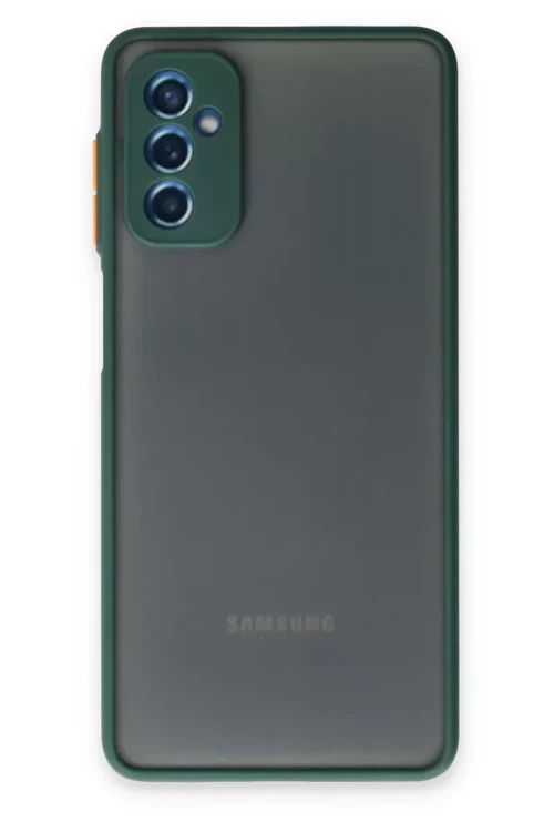 Galaxy M52 5G Kılıf Montreal Silikon Kapak - Yeşil