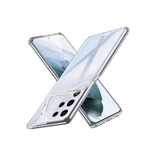 Galaxy S21 Kılıf Lüx Şeffaf Silikon