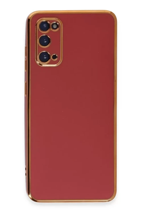 Galaxy S20 Kılıf Volet Silikon - Kırmızı