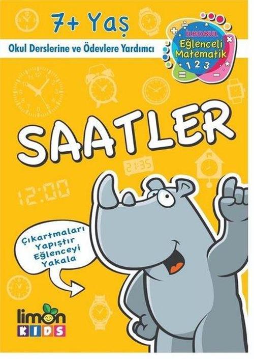 Çıkartmalı Saatler-İlk Okul Eğlenceli Matematik