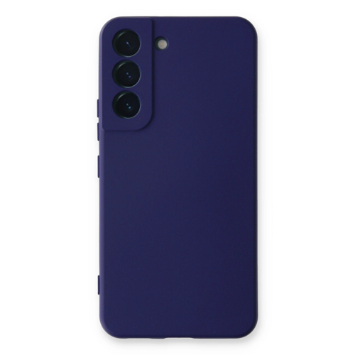 Galaxy S22 Kılıf Nano İçi Kadife Silikon - Mor