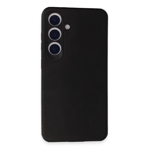 Galaxy S24 Kılıf Loop Deri Silikon - Siyah