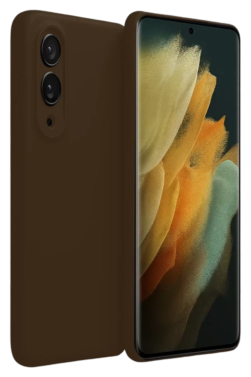 Galaxy S25 Edge First Silikon - Kahverengi