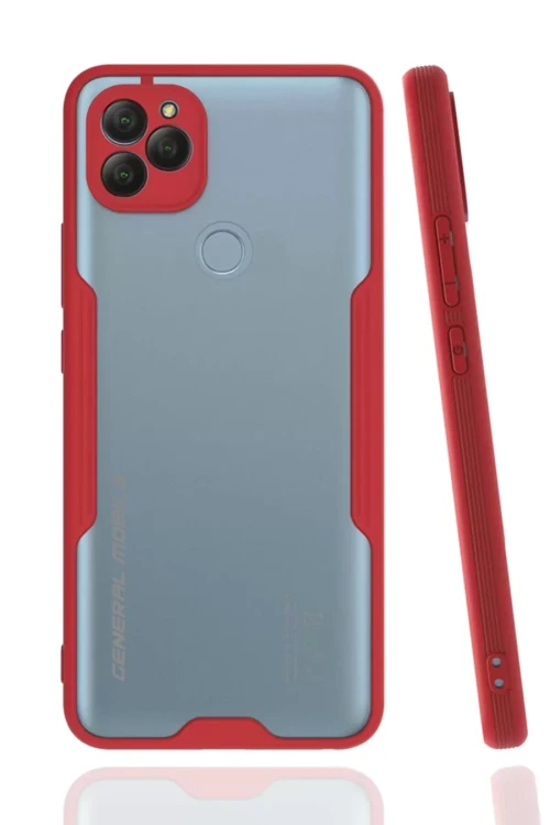 General Mobile Gm 22 Kılıf Platin Silikon - Kırmızı