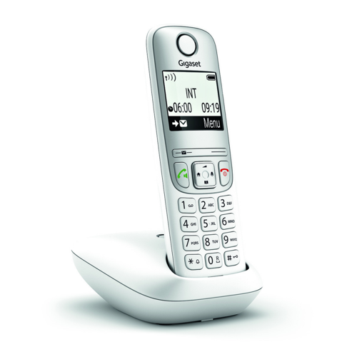 Gigaset A690, Dect Telefon, Beyaz, 14 Saat Konuşma, 180 Saat Bekleme, 100 Kişilik Rehber