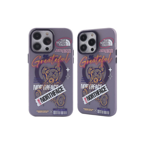 Iphone 14 Kılıf Apollo Magneticsafe Desenli Kapak - Apollo Mor - 2