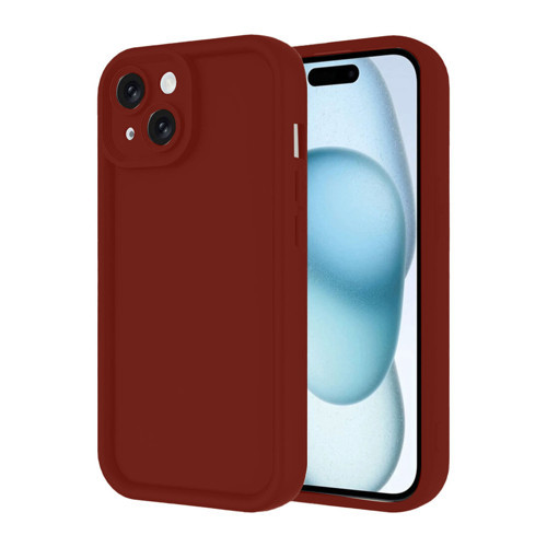 Iphone 14 Kılıf Viera Silikon - Bordo