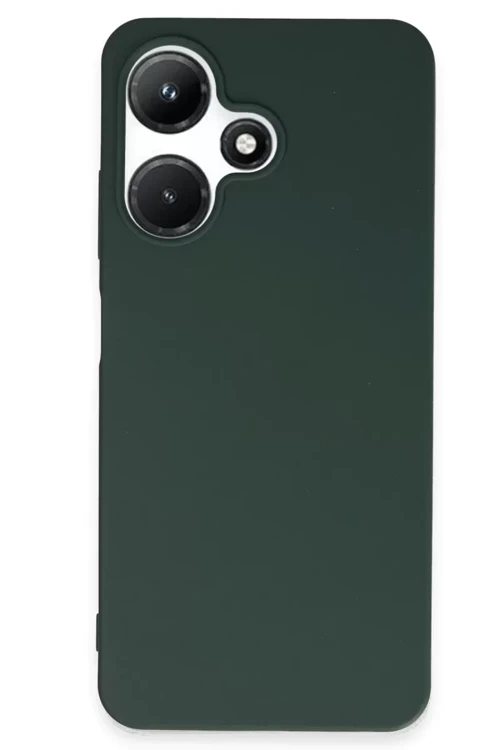 İnfinix 30I Kılıf First Silikon - Koyu Yeşil