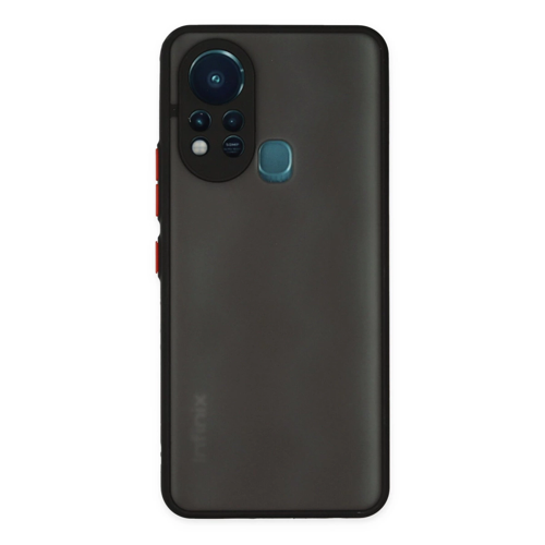 İnfinix 11S Kılıf Montreal Silikon Kapak - Siyah