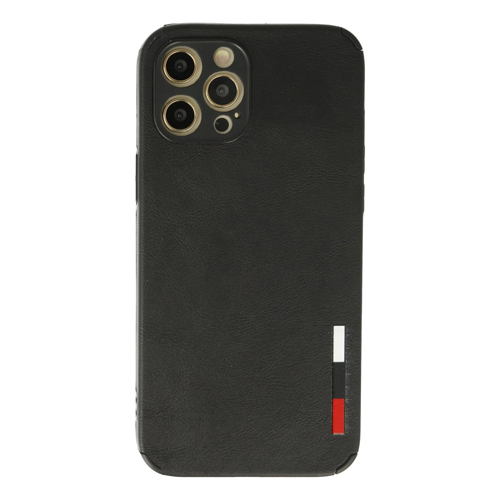 İphone 12 Kılıf Loop Deri Silikon - Siyah