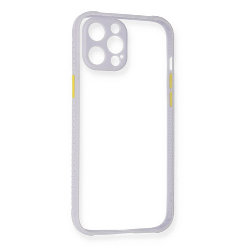 İphone 12 Kılıf Miami Şeffaf - Lila
