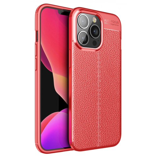 İphone 13 Kılıf Auto Focus Kapak - Kırmızı