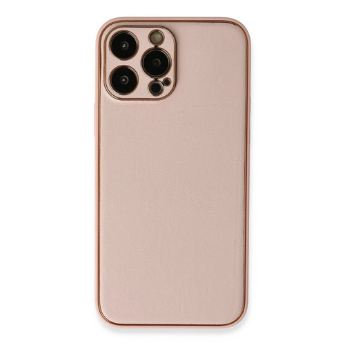 İphone 13 Kılıf Co Deri Kapak - Pembe