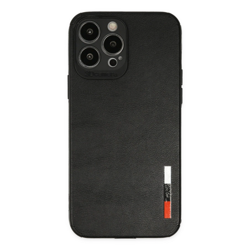 İphone 13 Kılıf Loop Deri Silikon - Siyah