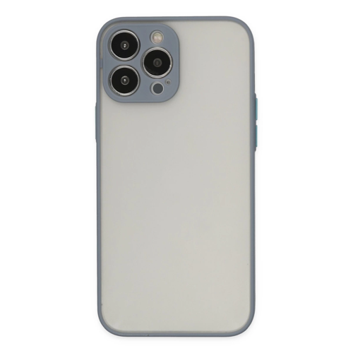 İphone 14 Kılıf Montreal Silikon Kapak - Gri