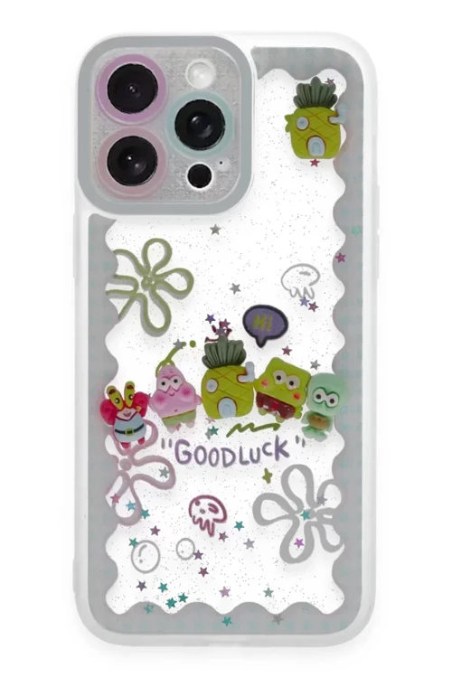 İphone 14 Kılıf Sweet Desenli Silikon Kapak -