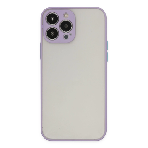 İphone 15 Kılıf Montreal Silikon Kapak - Mor