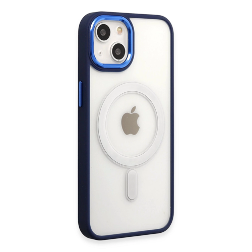 İphone 15 Kılıf Room Magneticsafe Silikon - Lacivert