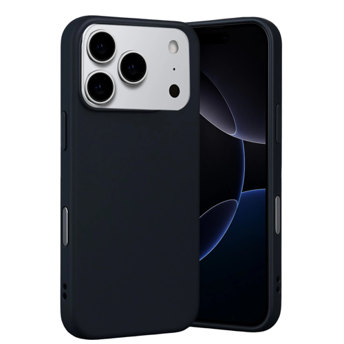 İphone 17 Nano İçi Kadife Silikon - Siyah