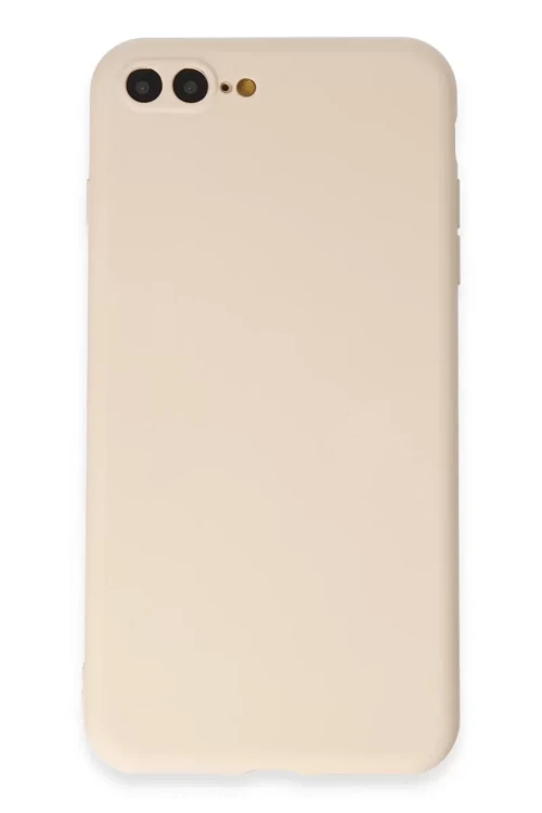 İphone 7 Kılıf First Silikon - Krem