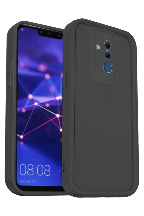 Mate 20 Lite Kılıf Viera Silikon - Siyah