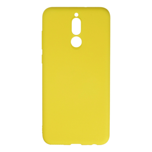 Mate 10 Lite Kılıf Nano İçi Kadife Silikon - Sarı