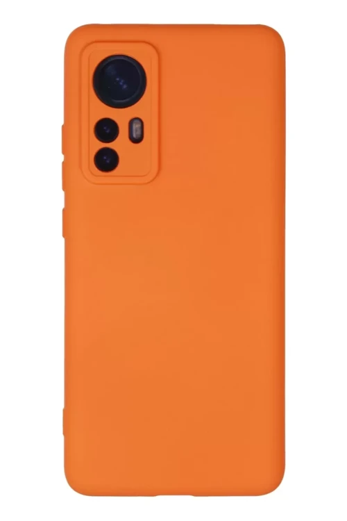 Mi 12 Kılıf Nano İçi Kadife Silikon - Turuncu