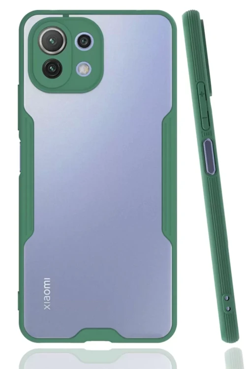 Mi 11 Lite Kılıf Platin Silikon - Yeşil