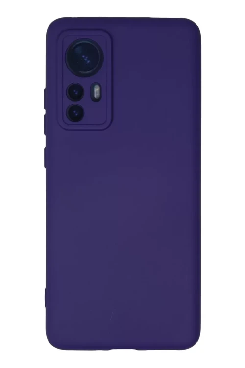 Mi 12 Kılıf Nano İçi Kadife Silikon - Mor