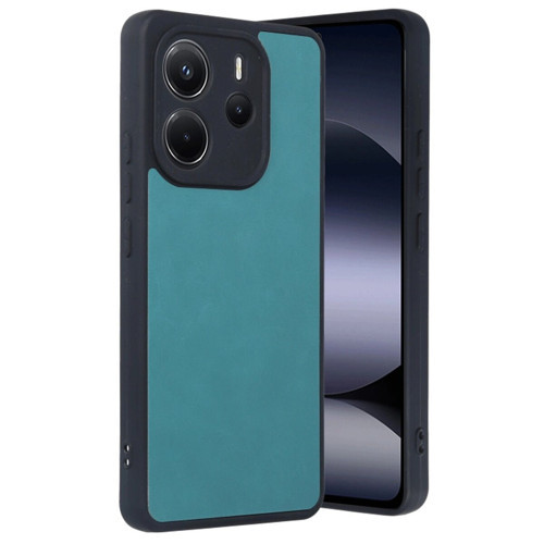 Note 14 4G Kılıf Aras Deri Kapak - Yeşil