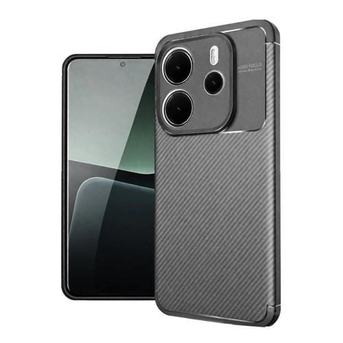 Note 14 4G Kılıf Auto Fus Karbon Kapak - Gri