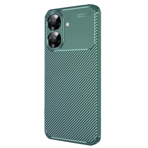 Note 60 Kılıf Auto Focus Karbon Kapak - Koyu Yeşil