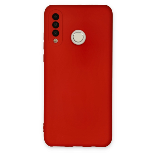 P30 Lite Kılıf Nano İçi Kadife Silikon - Kırmızı