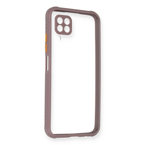 P40 Lite Kılıf Miami Şeffaf Silikon - Mor