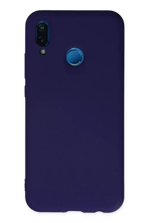 P20 Lite Kılıf Nano İçi Kadife Silikon - Mor