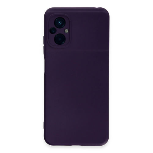Poco M5 Kılıf Nano İçi Kadife Silikon - Mor
