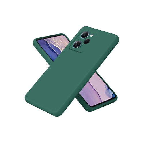 Poco X5 5G Nano İçi Kadife Silikon - Koyu Yeşil