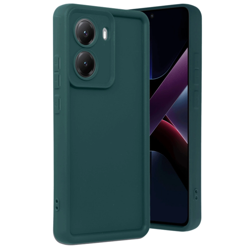 Poco X7 Viera Silikon - Koyu Yeşil