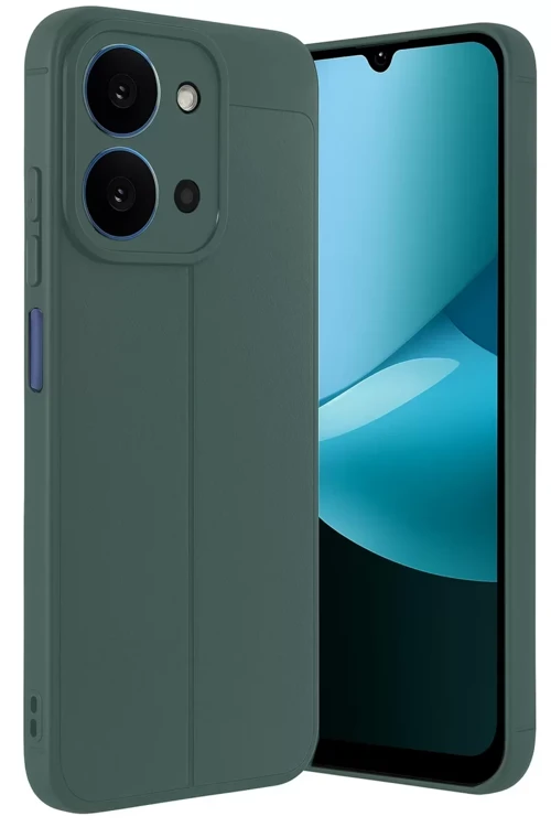 Redmi 15C 4G Auto Focus Kapak - Koyu Yeşil