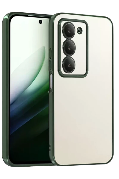 Redmi 15 4G Lensli Silikon - Yeşil