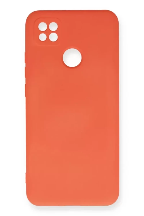 Redmi 9C Kılıf Nano İçi Kadife Silikon - Turuncu