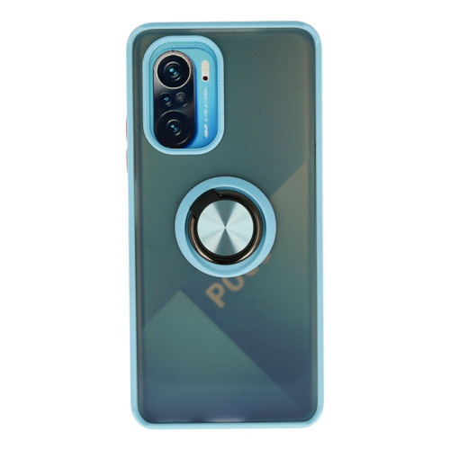 Redmi K40 Kılıf Montreal Yüzüklü Silikon Kapak - Buz