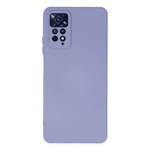Redmi Note 11 Kılıf Nano İçi Kadife Silikon - Lila