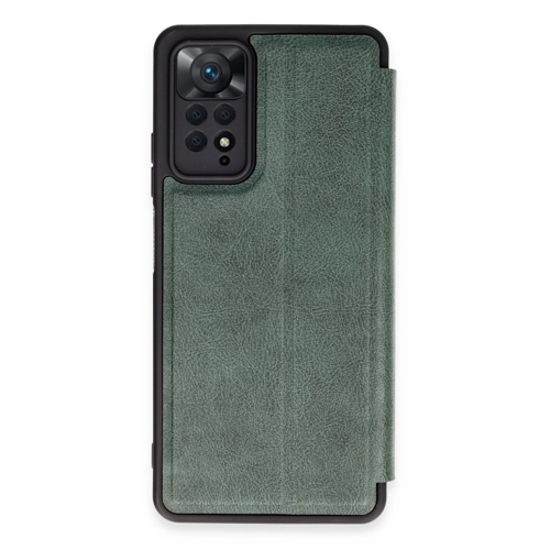 Redmi Note 12 4G Kılıf Flip Cover - Koyu Yeşil