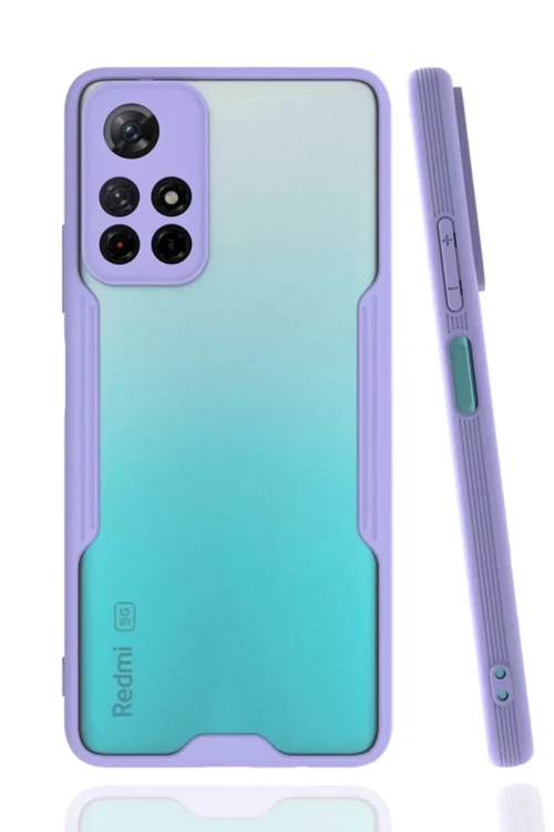 Redmi Note 11T Kılıf Platin Silikon - Lila